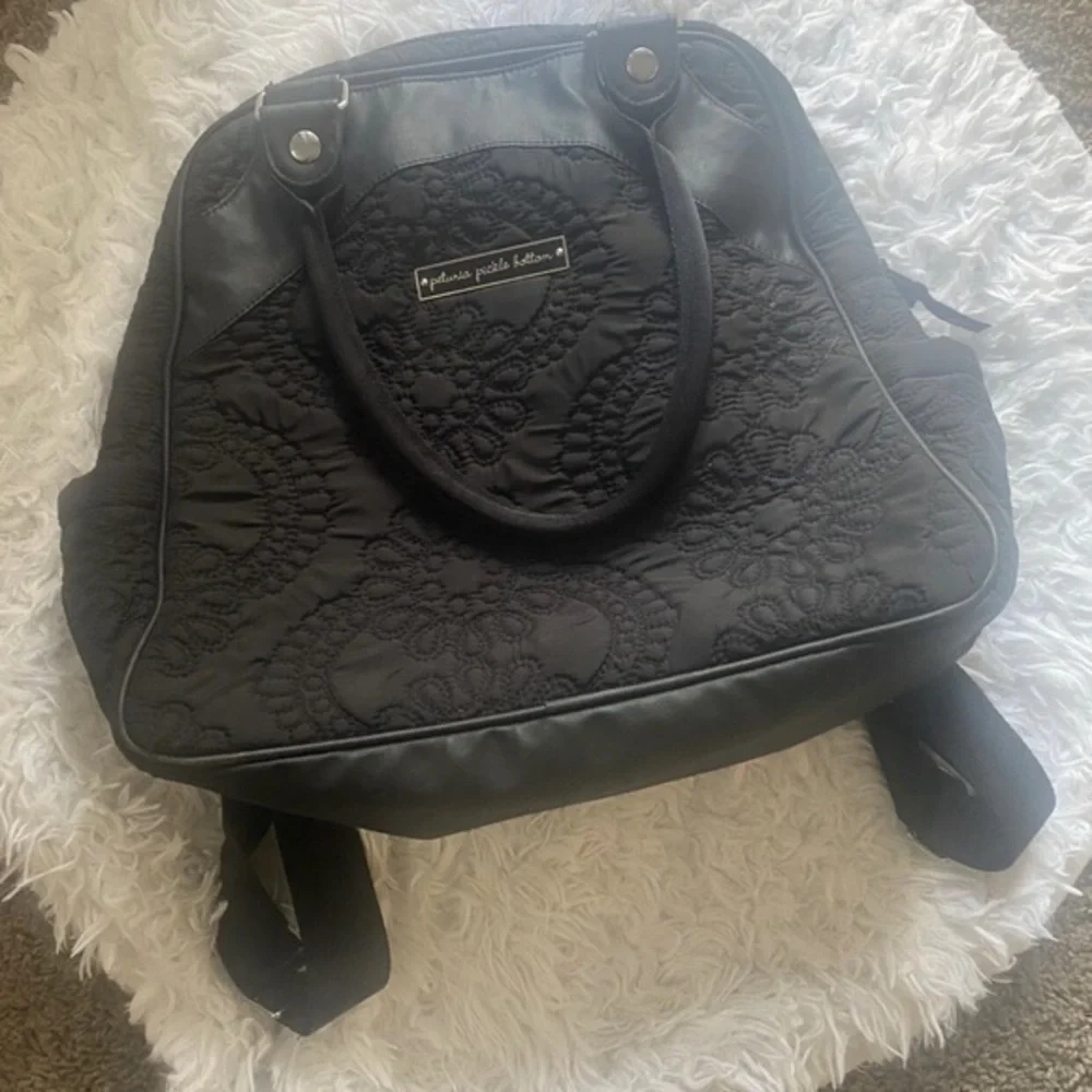 Petunia Pickke Bottom convertible embossed backpack purse / diaper bag
